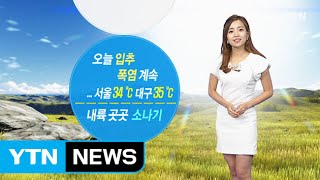 [날씨] '입추'가 무색한 폭염…곳곳 소나기 주의 / YTN