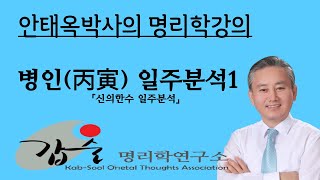 병인(丙寅)일주분석1-(신의한수 일주분석)-갑술명리학-안태옥박사의 사주명강의