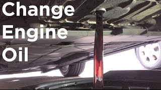 How to change the engine oil - Porsche Boxster 986