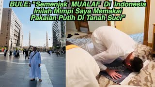 Riang Nya Yusuf Memakai Gamis Putih Yg Di Impikan Nya Semejak BerSyahada