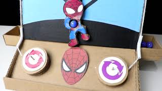 How to Make Spiderman Marble Games from Cardboard