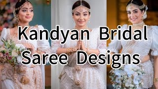 Kandyan Bridal Saree Designs || Kandyan Bridal Saree || Kandyan || Sri Lankan Bride @AshiFashion