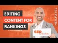 How to Edit Your Content For SEO - Content Marketing Part 2 -  SEO Unlocked