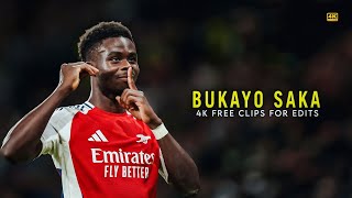 Bukayo Saka 4K Clips For Edits • 2025 • Free Scene Pack • No Watermark • 2160p | D74 Edits 2.0