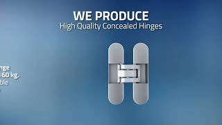 Concealed hinges range