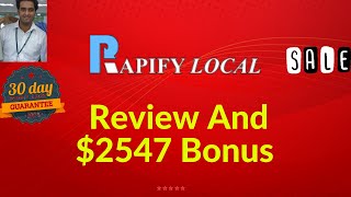 Rapify Local Review 👉Demo And 👉Bonuses Worth $2547 Inside 👉Honest Rapify Local Reviews👇