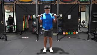 Reverse Dumbbell Curl Eccentric | Functional | Strength and Conditioning Exercises