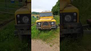 Abandoned Land Rover Defender