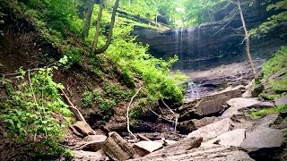 Let’s go to Tinkers Falls at Labrador Hollow Unique Area!  Tinker Falls is a pretty little waterfall