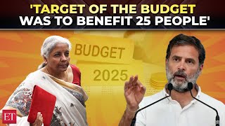 Rahul Gandhi slams Union Budget 2025, says target only to benefit '20-25 people'