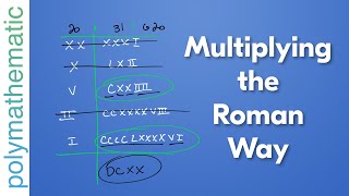 Multiplying Roman Numerals Like the Romans Did [Math Mini]
