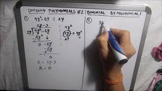 HOW TO DIVIDE POLYNOMIALS #2 (BINOMIAL BY A MONOMIAL )