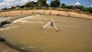 Cast net fishing video in Bamttabong | traditional Khmer net fishing