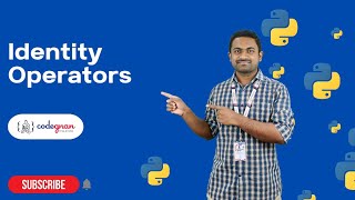 Identity Operators in Python | Python Tutorials - 2022 | Codegnan