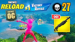 Fortnite Reload | High Kill Solo Ranked Win Full Gameplay (Keyboard \u0026 Mouse)