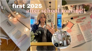 FIRST 2025 AFTER SCHOOL ROUTINE!! *snow, dance, grwm 🧖🏼‍♀️🩰❄️