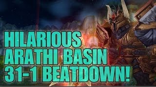 Bajheera - Hilarious 31-1 Arathi Basin Beatdown - 5.4.7 Gladiator Warrior PvP