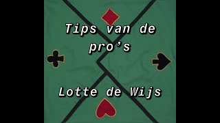 Troeven met Lotte de Wijs van het Nederlands Jeugdteam