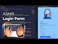 Responsive Cozy Login Form using Bootstrap, HTML & CSS -  ASMR Coding, No Talking