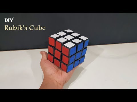 How to Make A Rubik's cube from cardboard with Templates How to Make A Rubik's cube from cardboard with Templates