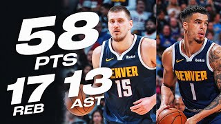 Nikola Jokic \u0026 MPJ Combine for 58-PTS vs Magic | February 6, 2025