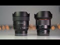 sony fast wide angle lens showdown 14mm f1.8 gm vs. 20mm f1.8 g vs. 24mm f1.8 gm side by side