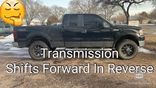 Transmission shifts forward while in reverse #automobile #ford #F-150 #mechanic