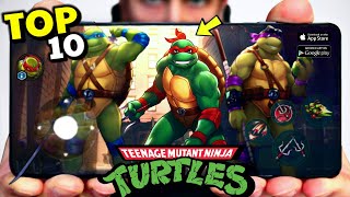 Top 10 BEST Teenage Mutant Ninja Turtles Games On Android \u0026 iOS | Best TMNT Games (Offline\\Online)