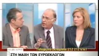 Leventis Vassilis Politikh synenteuksh sto kanali alpha tv 24-05-09 part 1