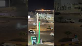 Night view from my hotel room in Jizan Saudi Arabia #youtubeshorts #saudigazette #middleeast #viral