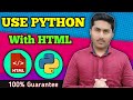 Link Python With HTML | Python Script in Html | Pyscript Use with html