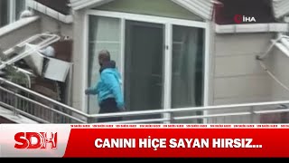 Canını Hiçe Sayan Hırsız Kameralarca Kaydedildi #haber