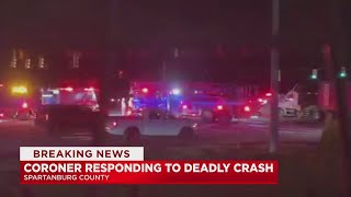 Coroner responds to crash in Spartanburg County