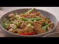 super easy stir fry ready in under 30 mins easy chicken lo mein the family will love it