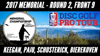 2017 Memorial Championship pres by Discraft: Round 2, Fr 9 (Keegan, Paju, Schusterick, Bierekoven)