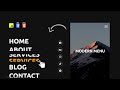 How To Make A Modern Menu With HTML, CSS & JavaScript | Quick Tutorial