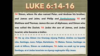 LUKE 6:12-16 part 2