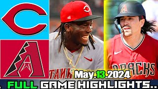 Cincinnati Reds vs Arizona Diamondbacks (05/13/24) GAME HIGHLIGHTS | MLB Season 2024