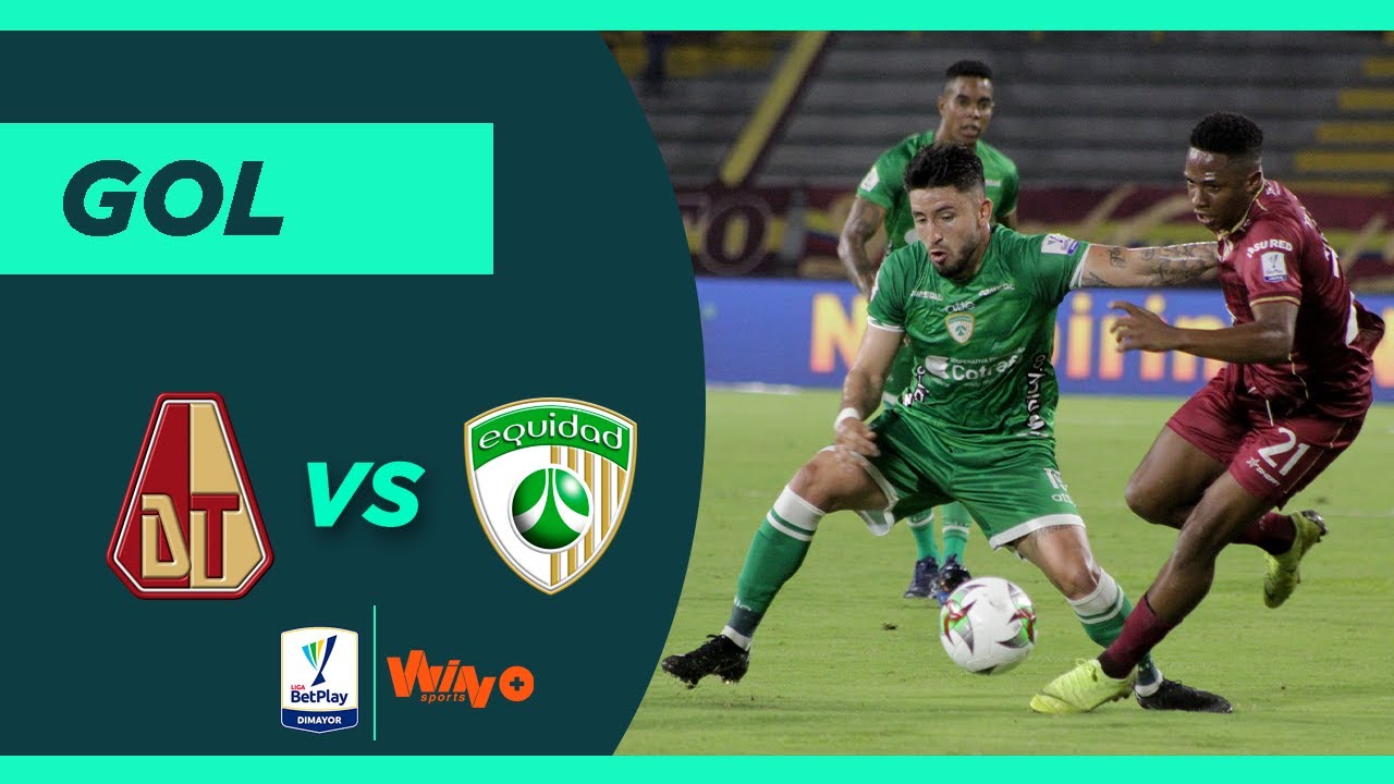 Tolima Vs La Equidad (1-0) Liga BetPlay Dimayor 2022-I | Cuadrangulares ...