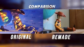 Toy Story - Screen Test (1992) Re-enactment - Comparison