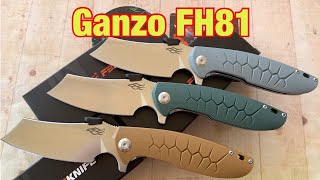 Ganzo Firebird FH81 cleaver style flipper /includes disassembly/ budget cleaver that’s got style !!