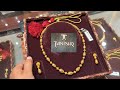 Tanishq short and long gold antique mala design with price and wt | Tanishq gold antique mala design