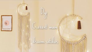 DIY CRESCENT MOON DREAM CATCHER || MALAYALAM ||