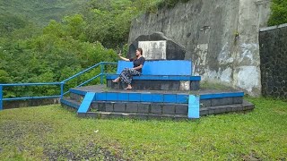 Keindahan Alam Terowongan Air Kawah Gunung Galunggung.