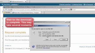 Proquest export into EndNote Web