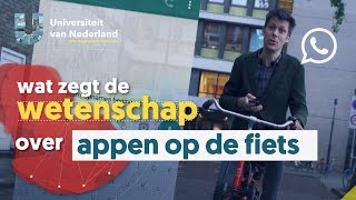 Is appen op de fiets echt zo gevaarlijk?