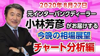 小林芳彦がお届けする今晩の相場展望～チャート分析編～【20200827】