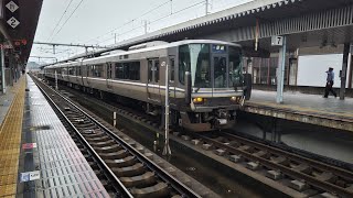 〔播州赤穂ワンマンに量産先行車充当〕223系2000番台(V6編成・4両トプ🫓)📷 姫路駅発車