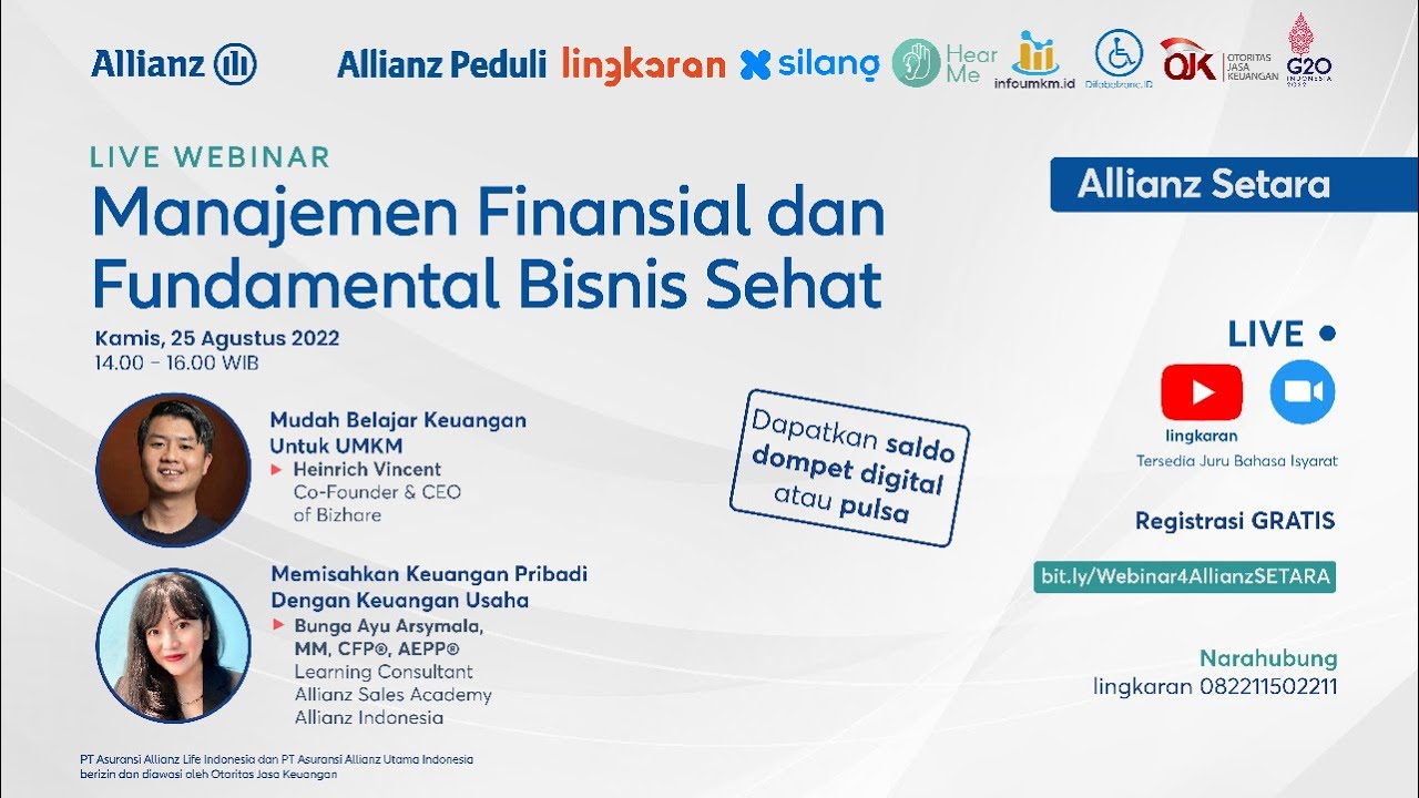 Live Webinar Training #4: Manajemen Finansial Dan Fundamental Bisnis ...