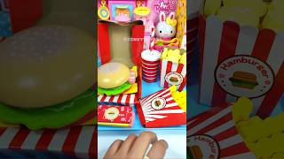 Hamburger Food Set Toys | Satisfying with Unboxing Miniature Kitchen Set Toys Cooking Video ASMR